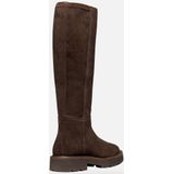 Geox - Norize - Kuitlaarzen - Zwart - Echt Leer - Ritssluiting