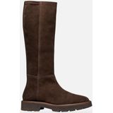 Geox - Norize - Kuitlaarzen - Zwart - Echt Leer - Ritssluiting