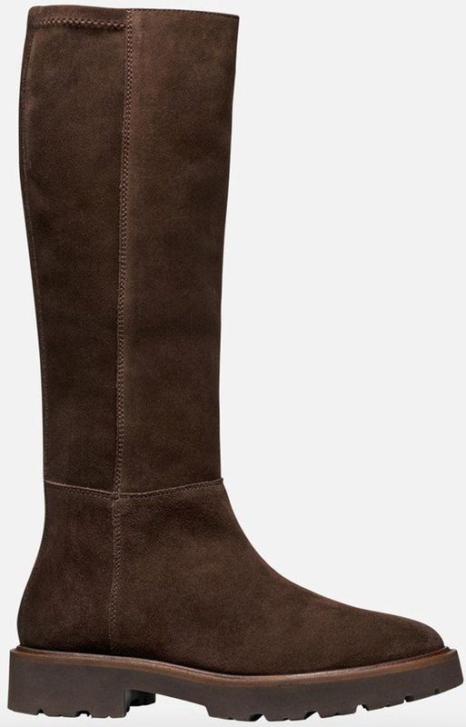 Geox - Norize - Kuitlaarzen - Zwart - Echt Leer - Ritssluiting