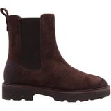 GEOX - Norize - Halfhoge Laarzen - Donkerkastanje - Suède
