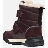 Snowboots - Trekkyup - Effen - Warm Gevoerd - Velcro Sluiting - Leer/Suède