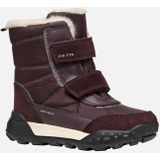 Snowboots - Trekkyup - Effen - Warm Gevoerd - Velcro Sluiting - Leer/Suède