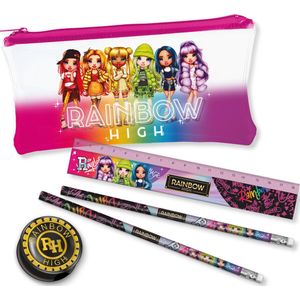 Rainbow High Etui - 21 x 11 cm - Polyester - 21x11 - Multikleur