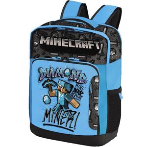 Minecraft - Rugzak Diamond Miner - 42x31x12 cm - Polyester