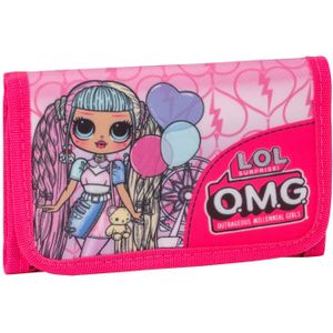 L.O.L. Surprise Portemonnee Outrageous Millennial Girls - 8.5 x 12.5 cm - Polyester - 8.5x12.5 - Roze