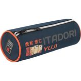 Jujutsu Kaisen Etui Rond, Itadori - 22 x 8 cm - Polyester - 22x8 - Blauw