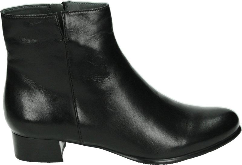 Everybody - Nero - Enkellaarzen - Zwart - Leer - Textiel