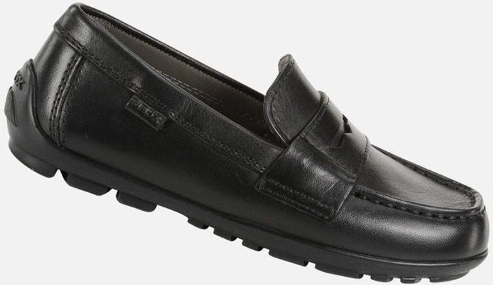 Geox - J NEW FAST BOY - Mocassins - Blauw - Leer