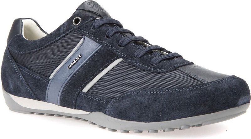 Geox - U WELLS C - Sneakers - Donkerblauw - Ademend - Lichtgewicht