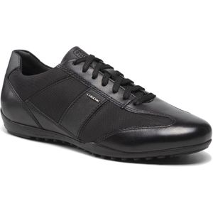 Geox - U Wells A - Sneakers - Zwart - Ademend - Vetersluiting