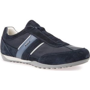 Geox U Wells A, herensneakers, Navy Blauw