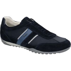 Geox heren U WELLS C Sneakers, Navy Dk Burgundy, 45 EU