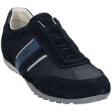 Geox - U WELLS A - Sneakers - Zwart - Leer