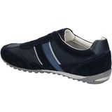 Geox - U WELLS A - Sneakers - Zwart - Leer