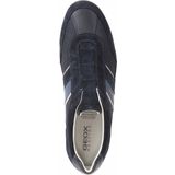 Geox - U WELLS A - Sneakers - Zwart - Leer