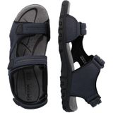 Geox - Strada - Sandalen - Zwart - Leer