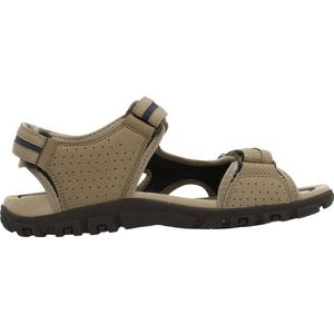 GEOX - Strada - Sandalen - Zand/Marine - 100% Textiel - Klittenbandsluiting