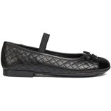 Geox - Plie - Ballerina's - Zwart - Rubber - Ademend