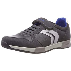 Geox J Alfier Boy C Sneakers voor heren, donkergrijs C0671