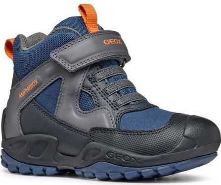 Geox - NEW SAVAGE BOY B ABX - Winterlaarzen - Blauw/grijs - Kinderschoen met Warme Voering