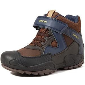 Geox J New Savage Boy B A jongens Schoenen, Brown Navy, 41 EU