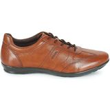 GEOX - SYMBOL - Veterschoenen - COGNAC - Leer