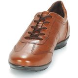 GEOX - SYMBOL - Veterschoenen - COGNAC - Leer