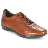 GEOX - SYMBOL - Veterschoenen - COGNAC - Leer