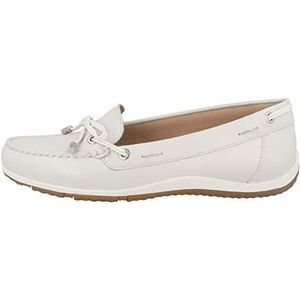 Geox - D VEGA MOC B - Mocassins - Beige - Leer