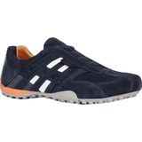 Geox UOMO SNAKE Slip-On Sneaker Slipper, Freizeitschuh mit Ziernähten und mit Geox Spezial Membrane