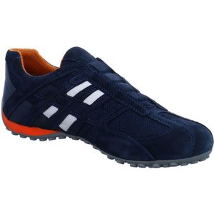 GEOX - SNAKE - Sneakers - Marineblauw - Suède en Mesh