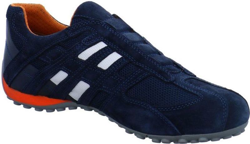 GEOX - SNAKE - Sneakers - Marineblauw - Suède en Mesh