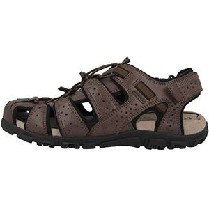 Geox Uomo Strada B Sandalen, gesloten teengedeelte, voor heren, maat 41, Bruin C0013