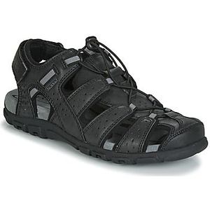Geox Uomo Strada B Sandalen, gesloten teengedeelte, voor heren, maat 41, Zwart C9999