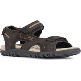 Geox UOMO SANDAL STRADA D SANDALEN heren, Bruin Zand, 41 EU