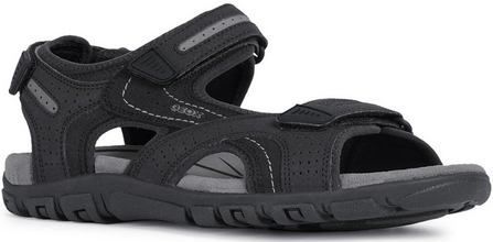 Geox UOMO SANDAL STRADA Sandale, Sommerschuh, Klettschuh, Outdoorsandale, im Trekking-Look
