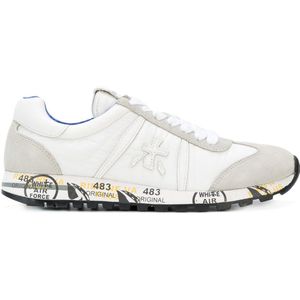 Premiata Casual Hybride Leren Sneakers Wit , White , Dames , Maat: 37 EU