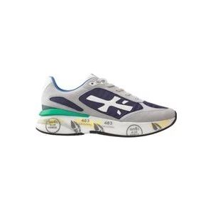 Premiata Grijze Sneakers met Logo en Modelnaam , Multicolor , Heren , Maat: 44 EU