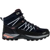 Cmp Wandelschoenen Rigel Mid Dames Suède Blauw/zwart