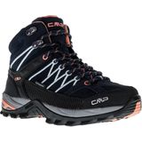 Cmp Wandelschoenen Rigel Mid Dames Suède Blauw/zwart