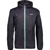 CMP - Regenjas - Waterdicht - Opvouwbaar - Vaste Capuchon - Zwart