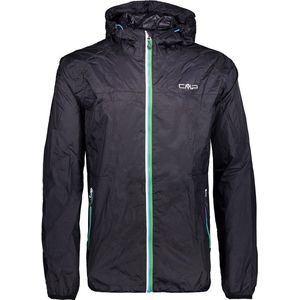 CMP - Regenjas - Waterdicht - Opvouwbaar - Vaste Capuchon - Zwart