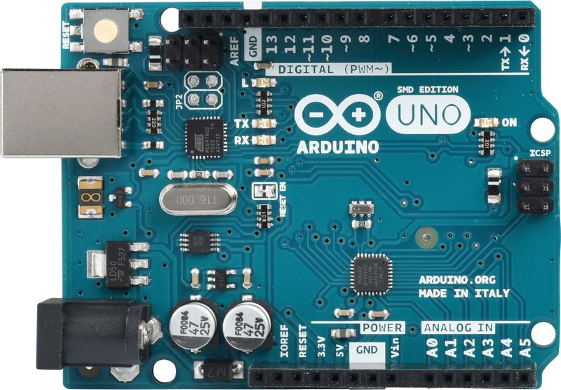 Arduino - Uno SMD Rev.3 - Ontwikkelbord - Zwart - Microcontroller