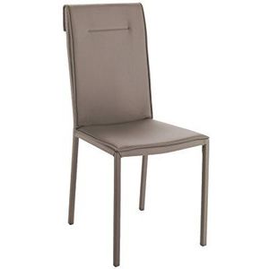 Wink Design Camy Tortora stoel, leer, 44 x 55 x 99 cm