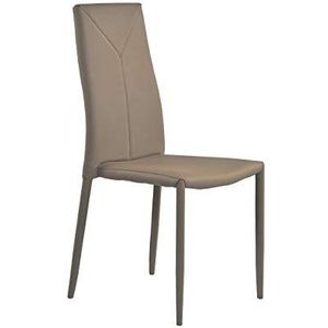 Wink Design Sally Tortora stoel, leer, 43 x 54 x 96 cm