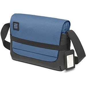 Moleskine Koerierstas voor het werk, tas voor tablet, laptop, pc, notebook en iPad tot 15 inch, afmeting 39 x 13 x 28 cm, boreal blauw