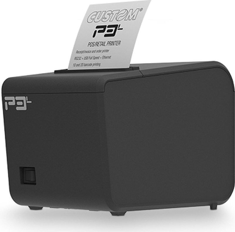 P3L - Thermische Bonprinter - Zwart - USB/Serieel/Ethernet - 200 mm/seconde