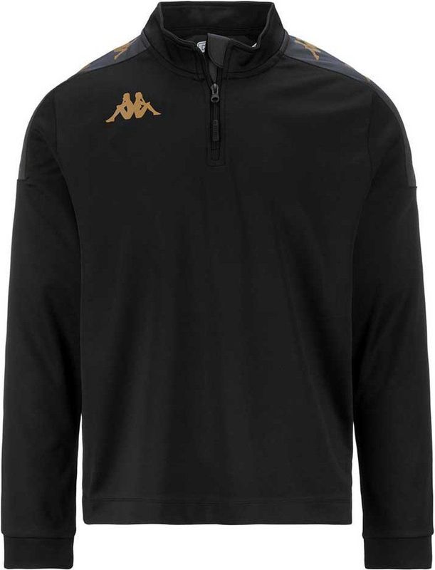 Kappa - Gassolo - Sweatshirt - Zwart - Half Rits - Heren