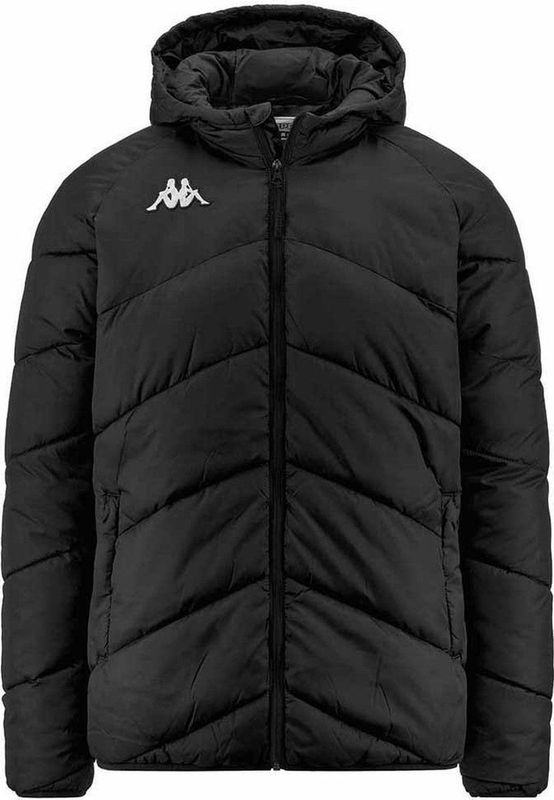 Kappa - Vianetto Jas - Gewatteerde Jas - Zwart - Nylon