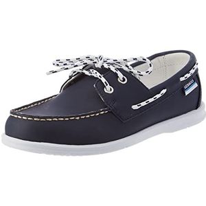 Sebago Jackman Boat damesschoenen, marineblauw, 35 EU, Blauw Navy, 35 EU